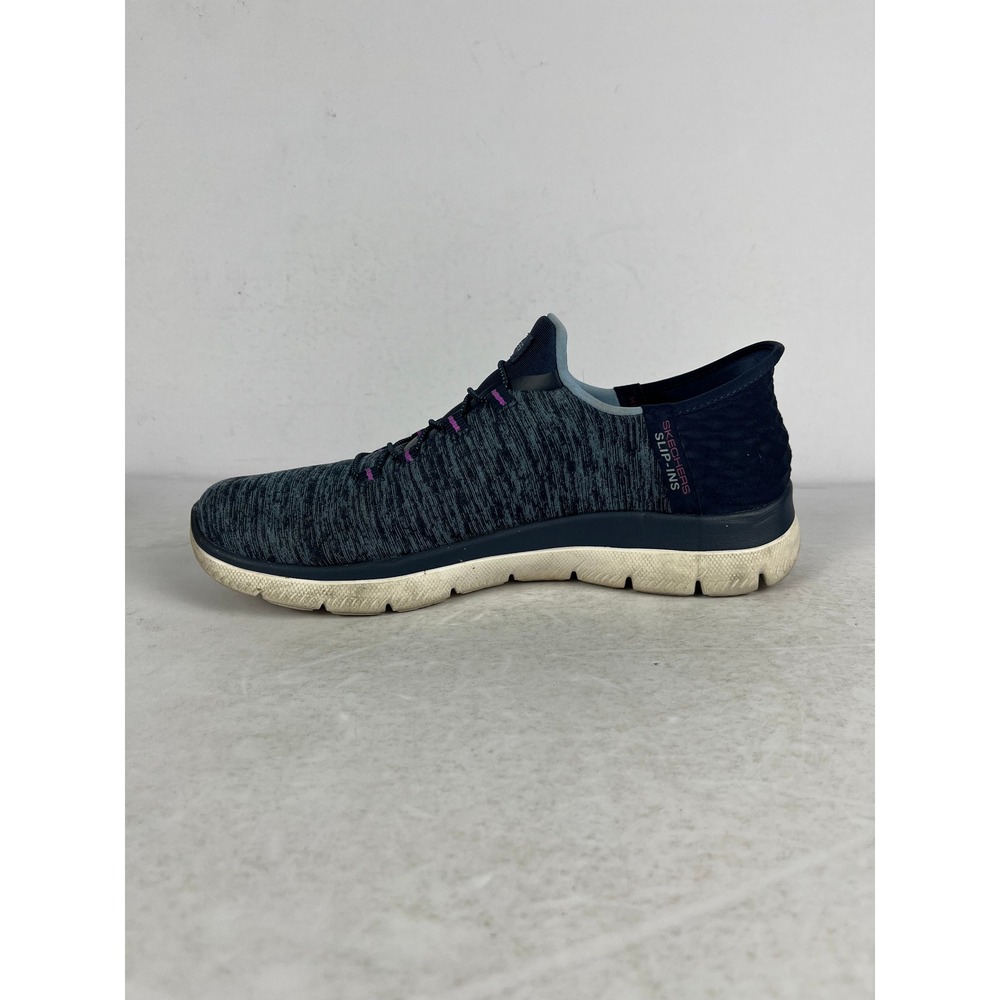 Skechers Slip-Ins Sneakers Women 8 Navy Ultra Flex 3.0 Hands Free Sporty Comfort - Picture 8 of 15